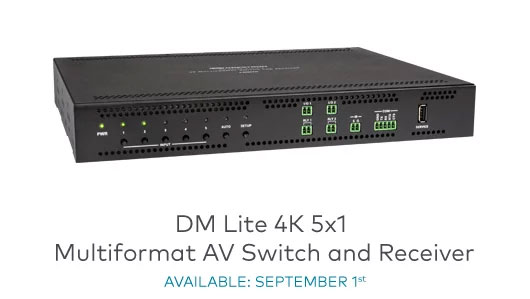 Switch e Receiver DM Lite 4K 5x1 Multiformat AV